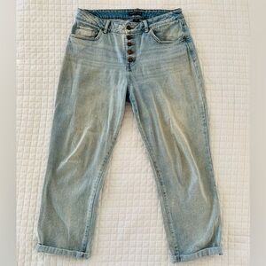 Sincerely Jules Light Blue Washed Ankle Jeans
